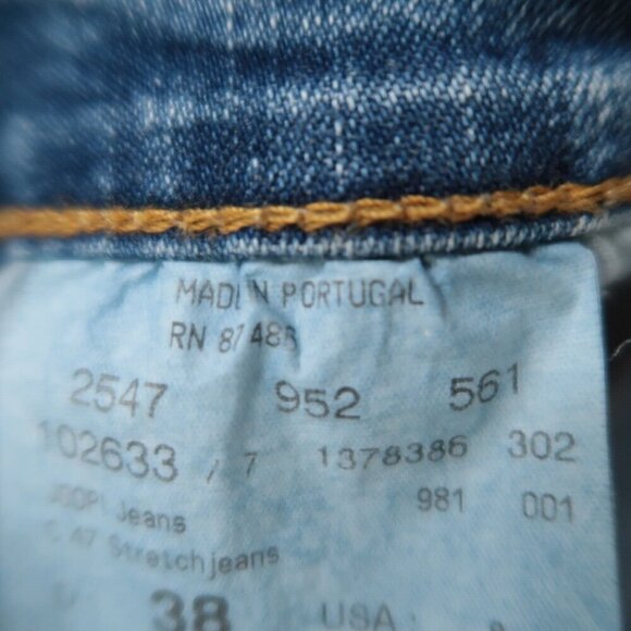 Vintage Joop! Jeans Style C47 Stretch Blue Denim High Waist Y2K Women's Size 8 - Picture 12 of 14
